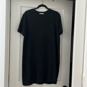 Ribbed loose tshirt dress